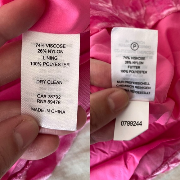 NWT Cupcakes & Cashmere Pink Velvet Heart Mini Skirt 8 - Picture 8 of 10